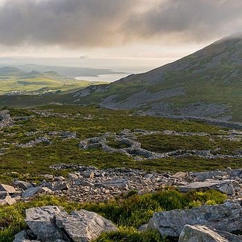 the view from Yr Eifl Mountains