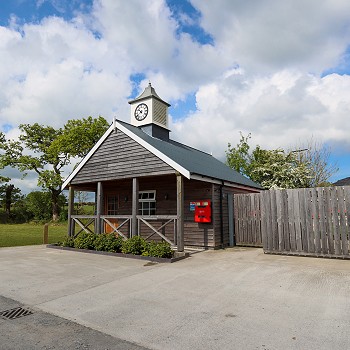 outside of the laundry facility
